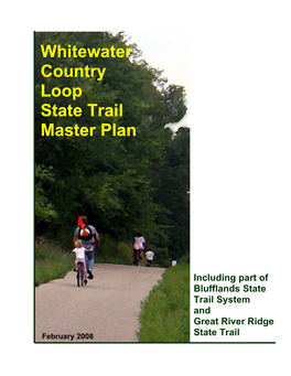 Whitewater Country Loop State Trail Master Plan