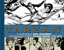 Tarzan Intégrale Russ Manning Newspaper Strips