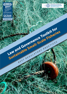 Law and Governance Toolkit for Sustainable Small-Scale Fisheries BEST REGULATORY PRACTICES Environmental Law Institute