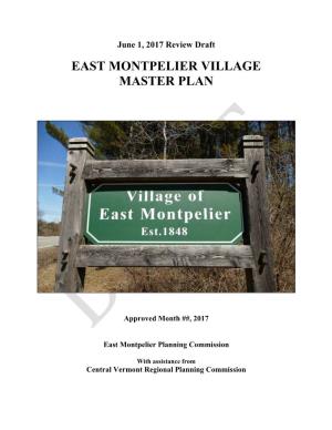 East Montpelier Village Master Plan