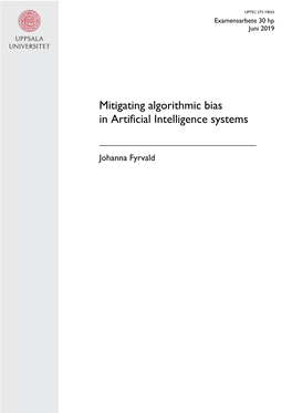 Mitigating Algorithmic Bias in Artificial Intelligence Systems