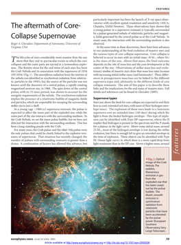 The Aftermath of Core-Collapse Supernovae