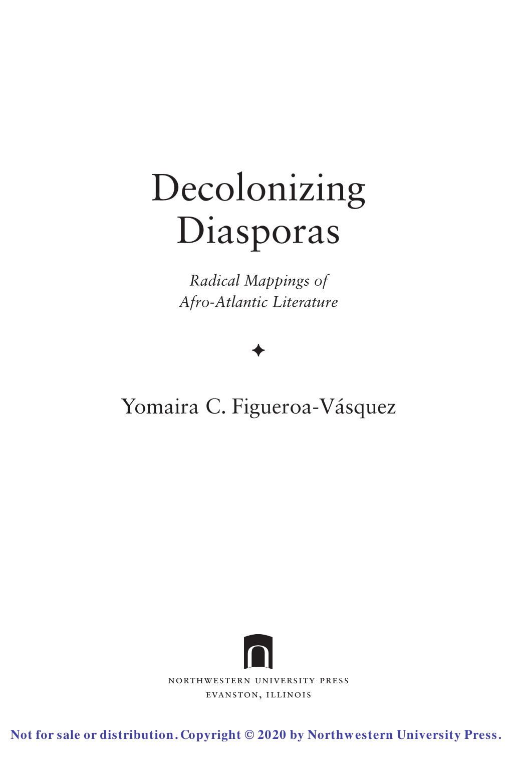 Decolonizing Diasporas