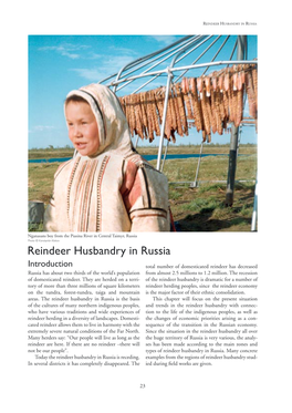 Reindeer Husbandry in Russia