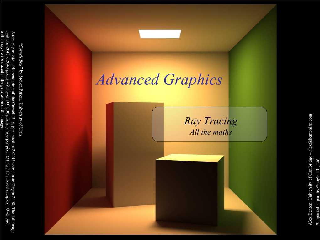 Advanced Graphics
