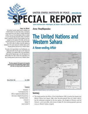 The United Nations and Western Sahara: a Never-Ending Affair