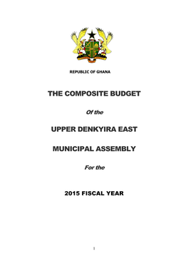 The Composite Budget Upper Denkyira East Municipal