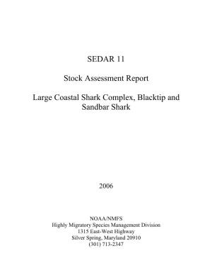 SEDAR 11 Stock Assessment Report Large Coastal Shark Complex