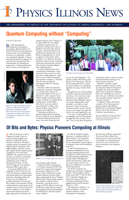 Physics Illinois News