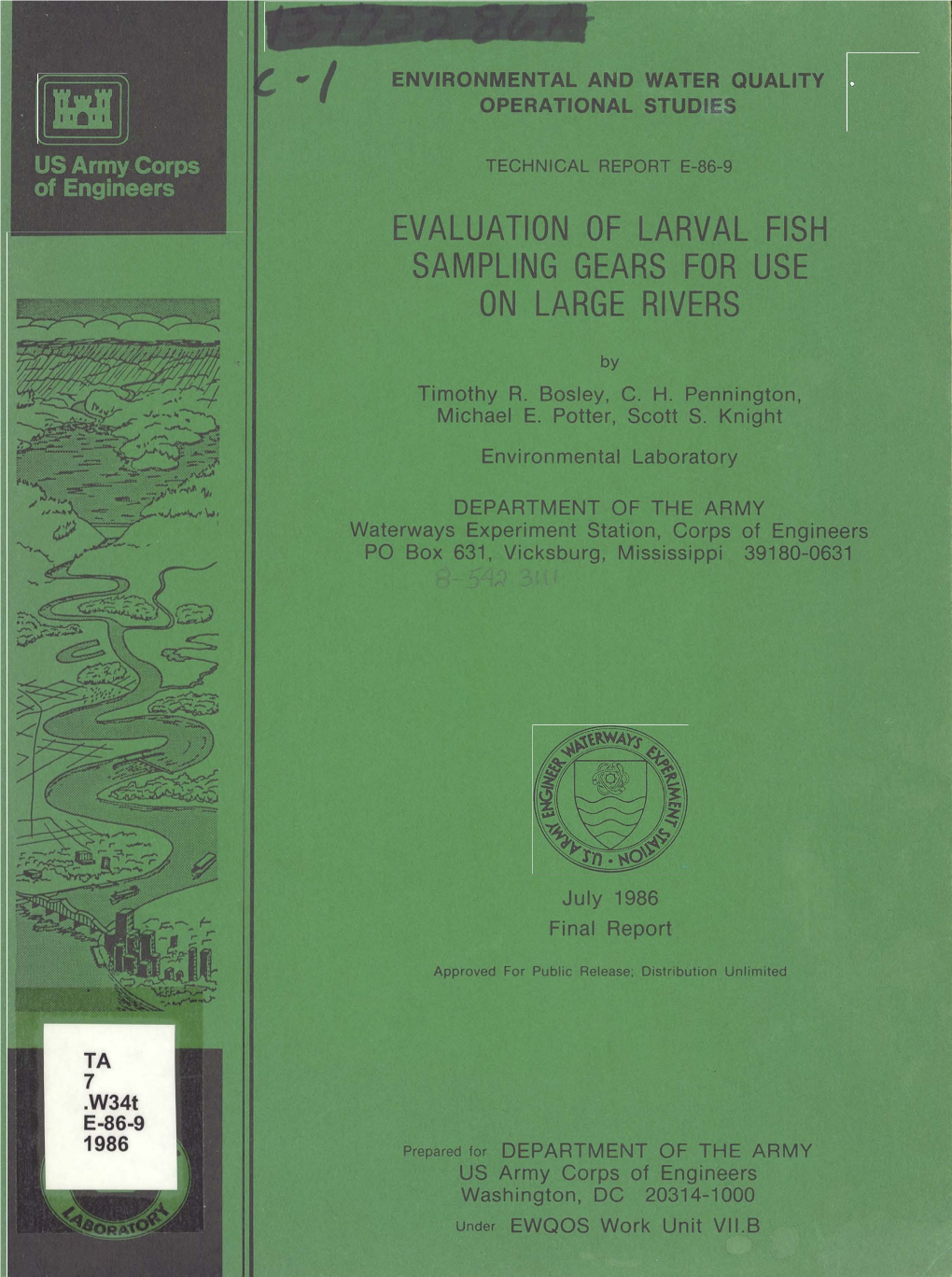 Evaluation of Larval Fish Sampling Gears for Use on Large Rivers