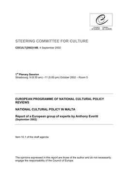 Steering Committee for Culture