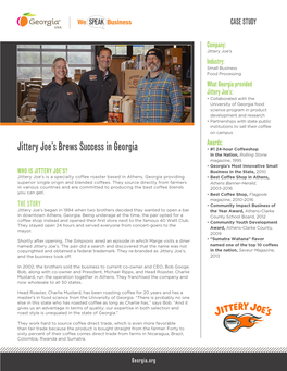 Jittery Joe's Brews Success in Georgia