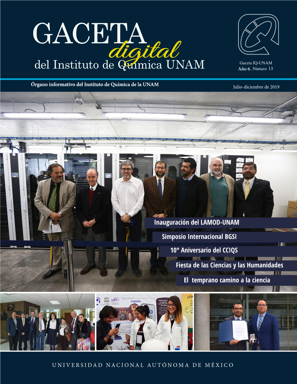 GACETA DIGITAL DEL INSTITUTO DE QUÍMICA UNAM, Año 6, No