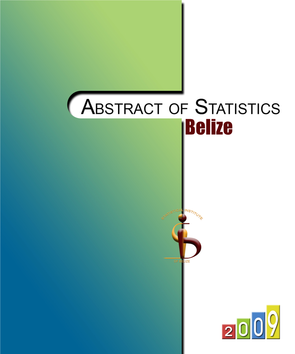 2009 Belize Abstract Statistics.Pdf