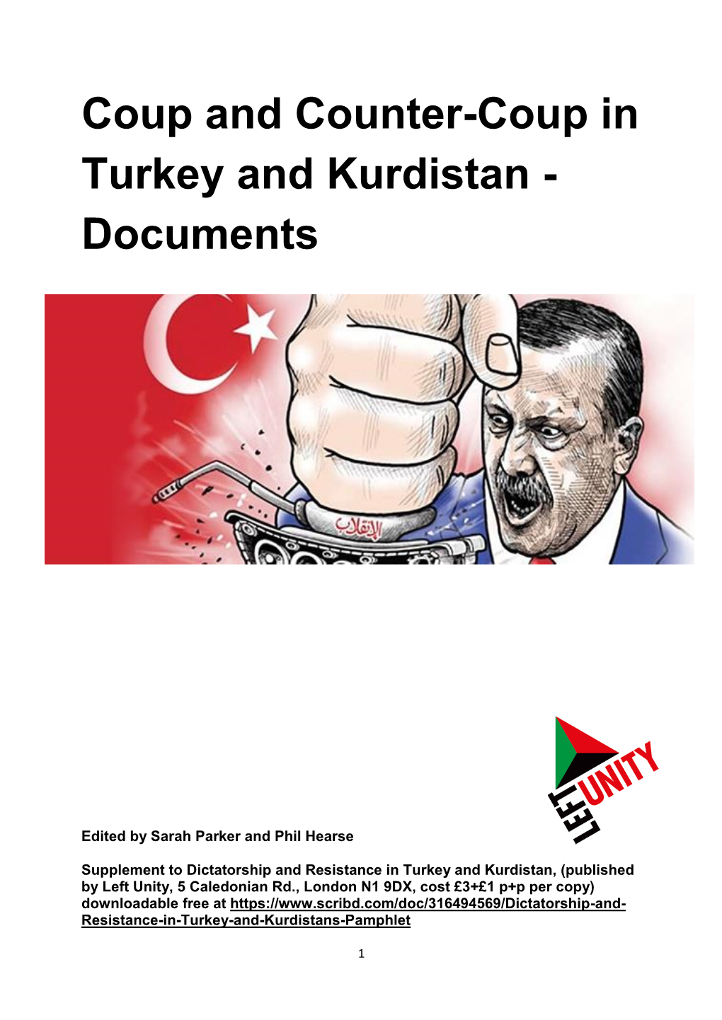 Coup and Counter-Coup in Turkey and Kurdistan - Documents