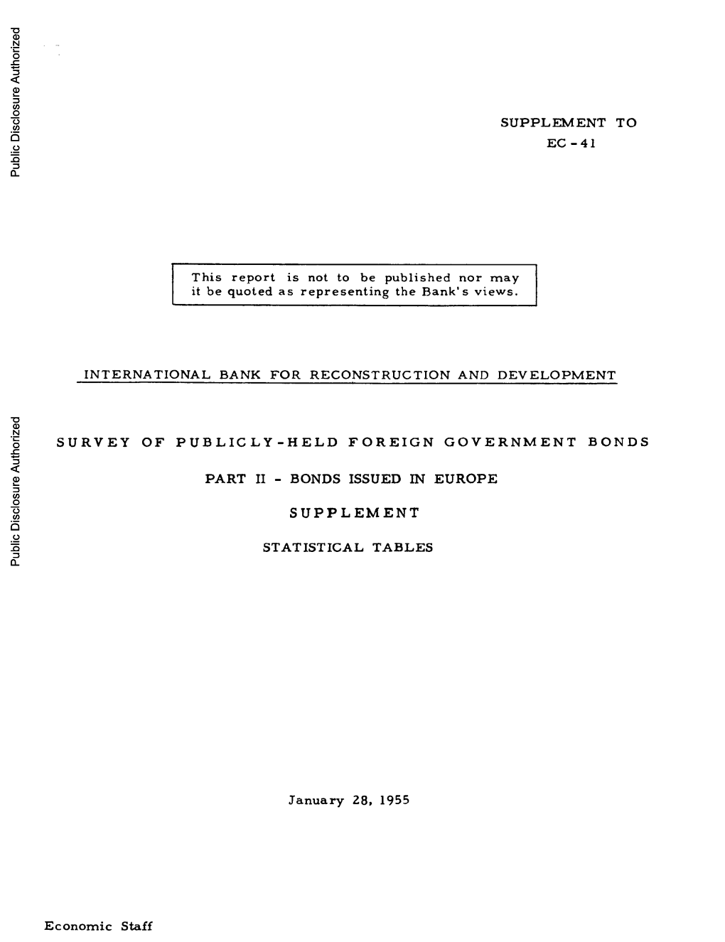 World Bank Document