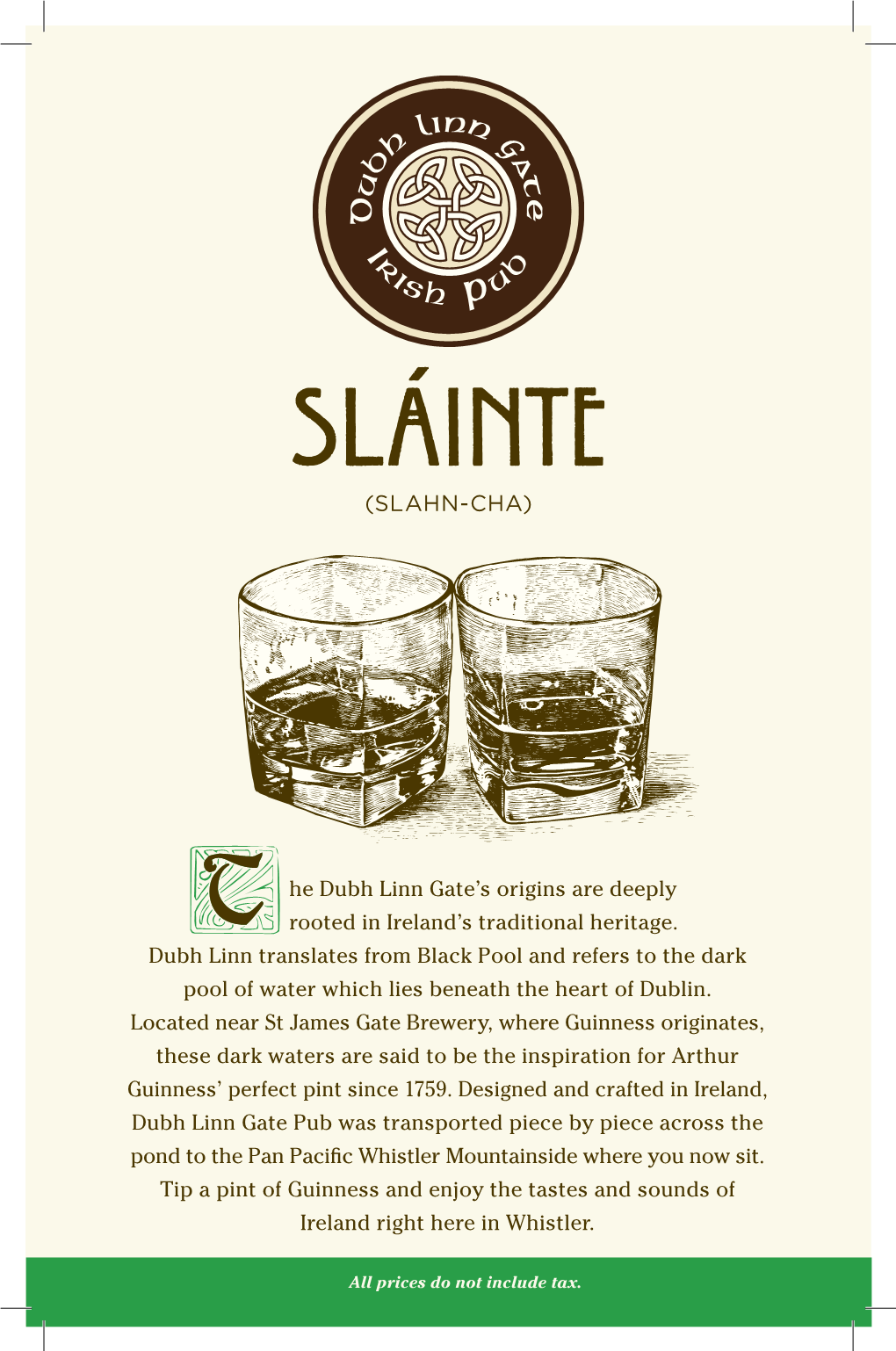 Sláinte (Slahn-Cha)