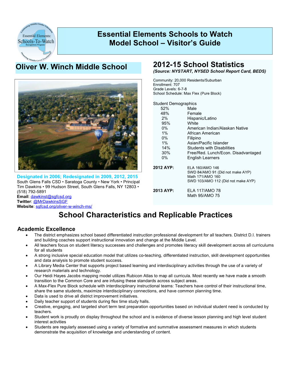 Frank Wright Middle School Profile 2006 - Virtual Library (CA Dept of Education)