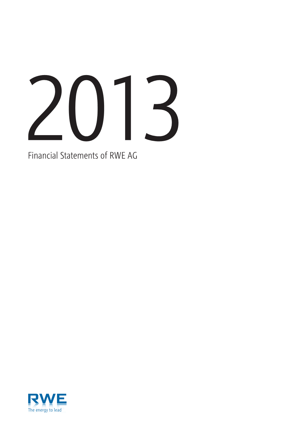 Financial Statements of RWE AG