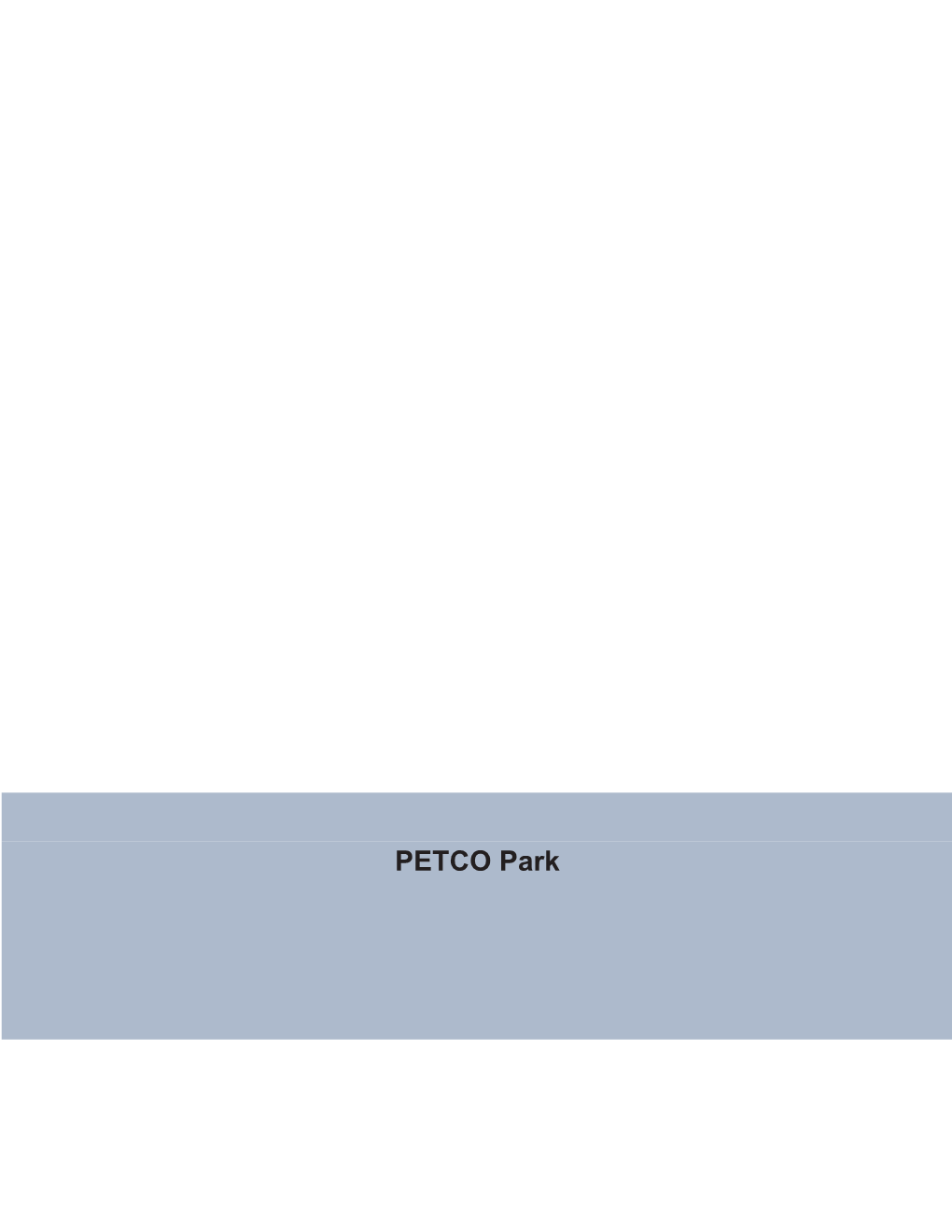 PETCO Park Page Intentionally Left Blank PETCO Park