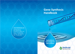 Gene Synthesis Handbook