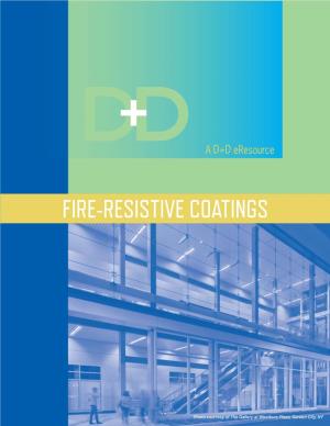 Fire-Resistive Coatings