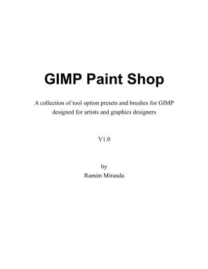 GIMP Paint Shop