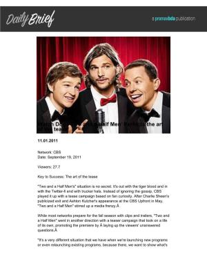 'Two and a Half Men' Perfects the Art of the Tease