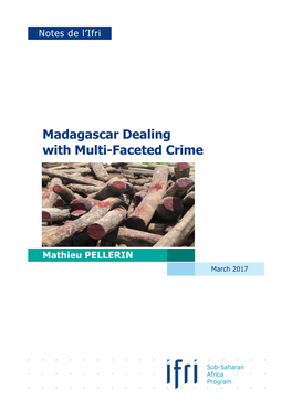 Madagascar Dealing with Multi-Faceted Crime