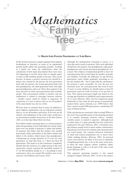 Mathematics Family Tree