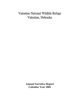 Valentine National Wildlife Refuge Valentine, Nebraska