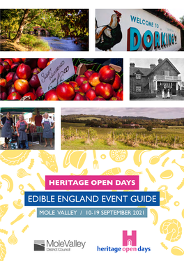 Download the Heritage Open Days 2021 Events Brochure.Pdf