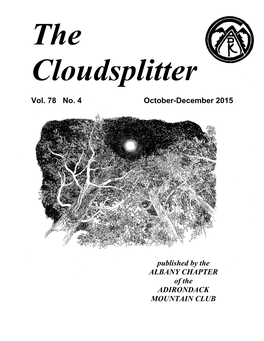Vol. 78 No. 4 October-December 2015 Published by the ALBANY
