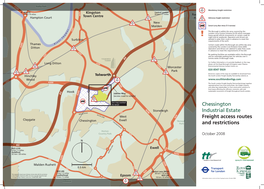 Chessington Industrial Estate Freight Access Routes and Restrictions