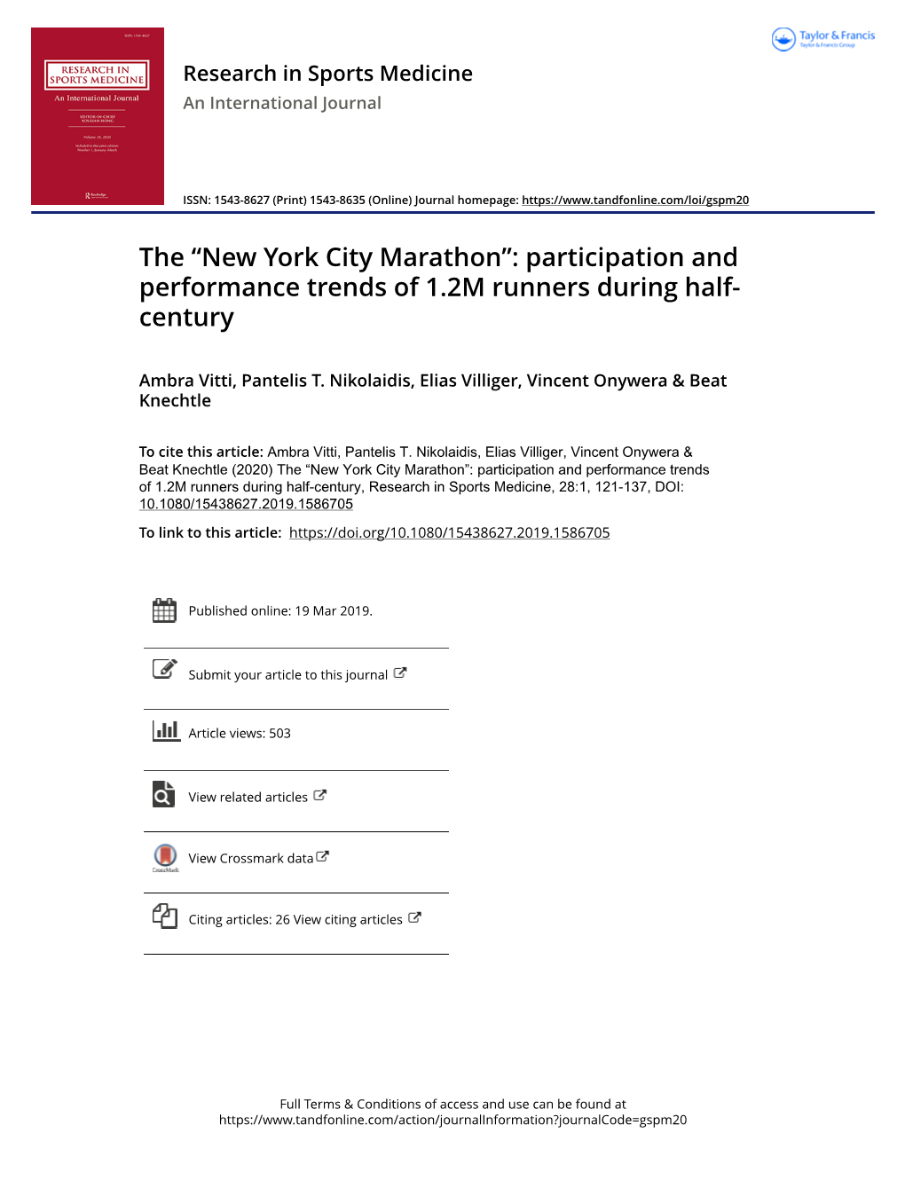 Participation and Performance Trends of 1.2M Runners During Half-Centu