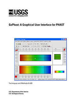 A Graphical User Interface for PHAST