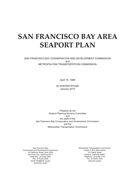 San Francisco Bay Area Seaport Plan