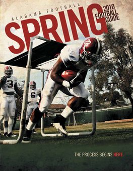 2010 Alabama Spring Football Media Guide