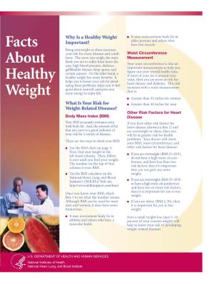Facts About Healthy Weight