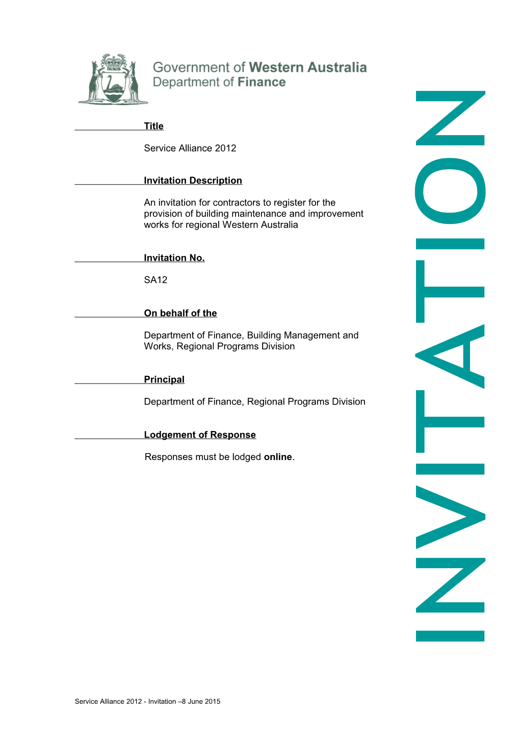 Application for Contractor Registration