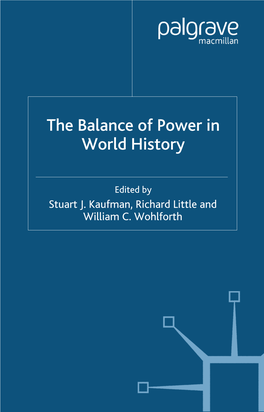 The Balance of Power in World History