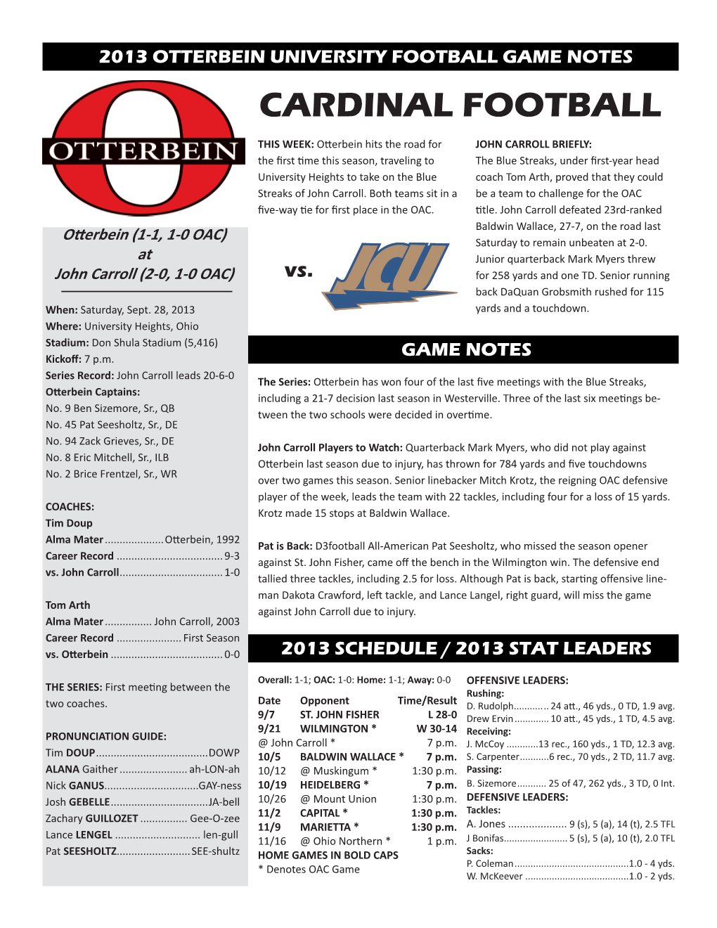 Cardinal Football