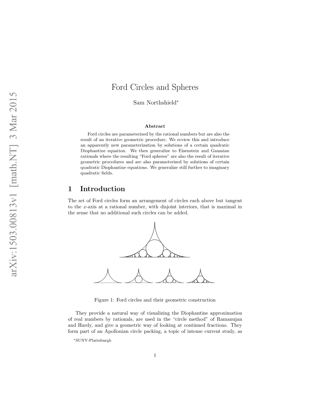 Ford Circles and Spheres