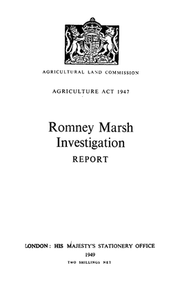 Romney Marsh Investigation REPORT