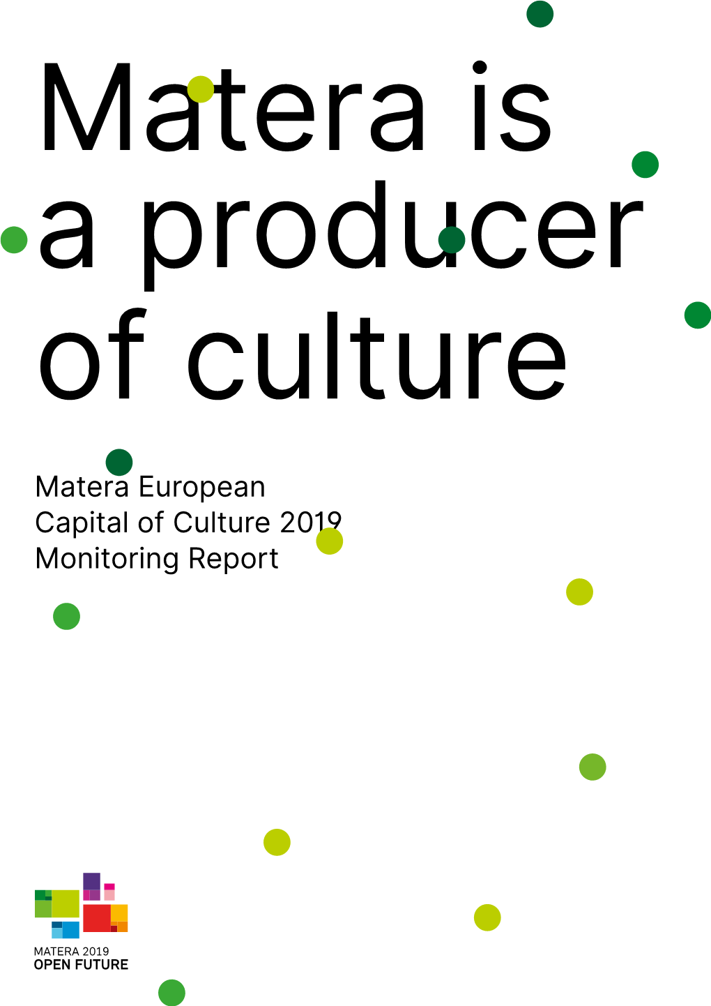 Matera European Capital of Culture 2019 Monitoring Report