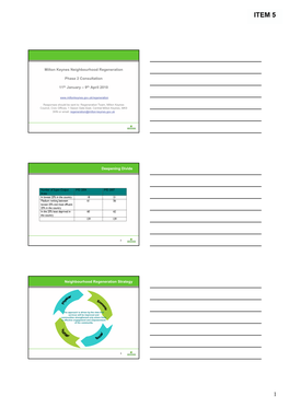 Milton Keynes Neighbourhood Regeneration Phase 2 Consultation