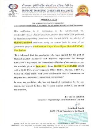 Date of Interaction/ Verfication of Documents on 16 Sep 2019 Sr
