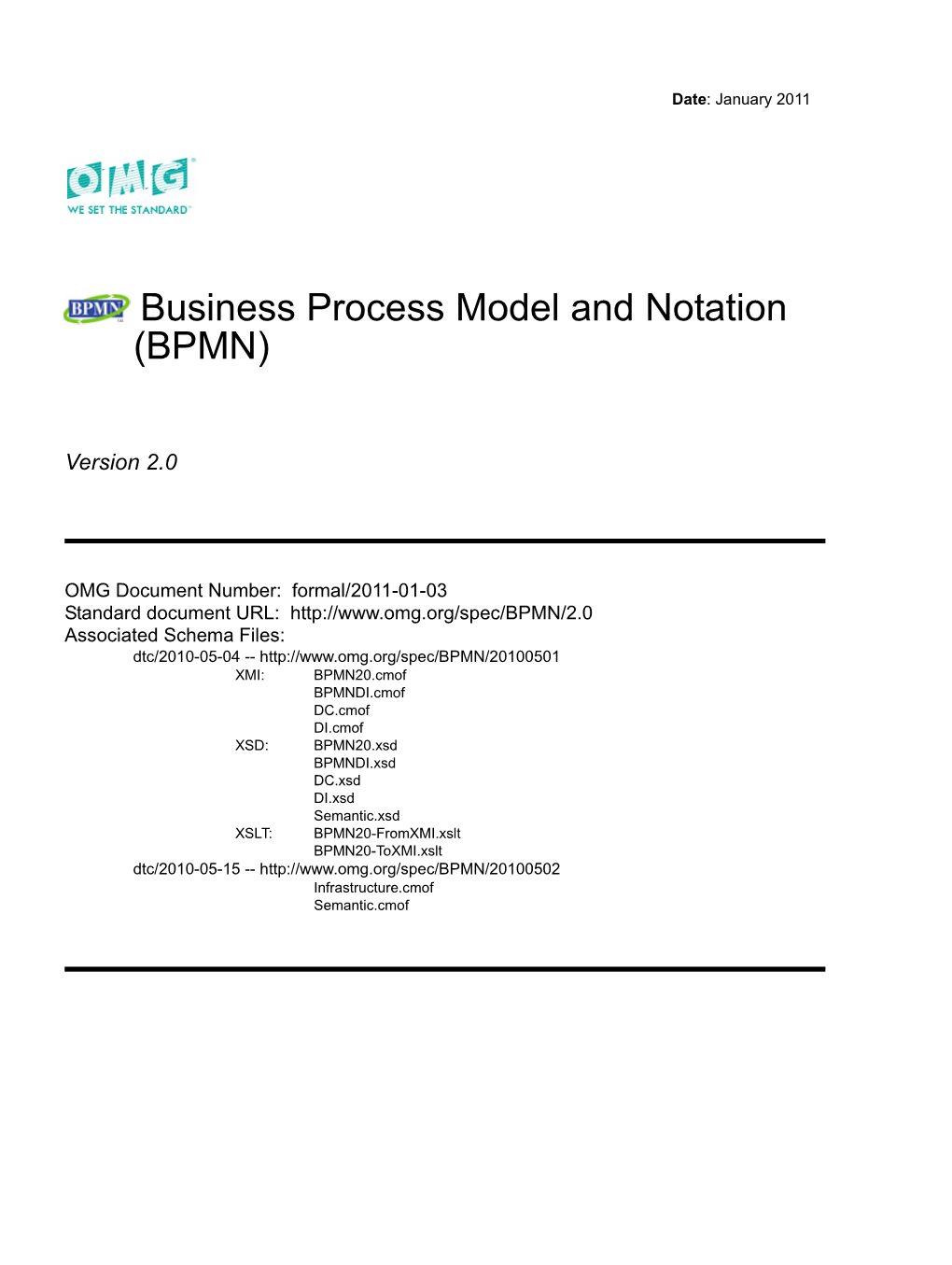 Business Process Model And Notation (BPMN), Version - DocsLib