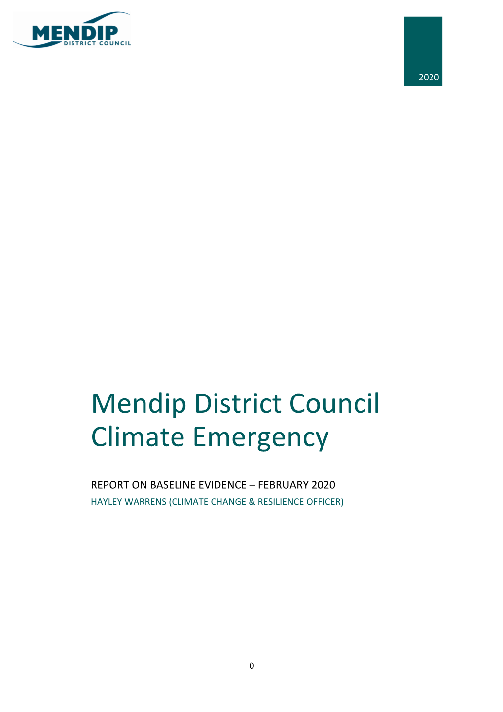 Mendip District Council Climate Emergency