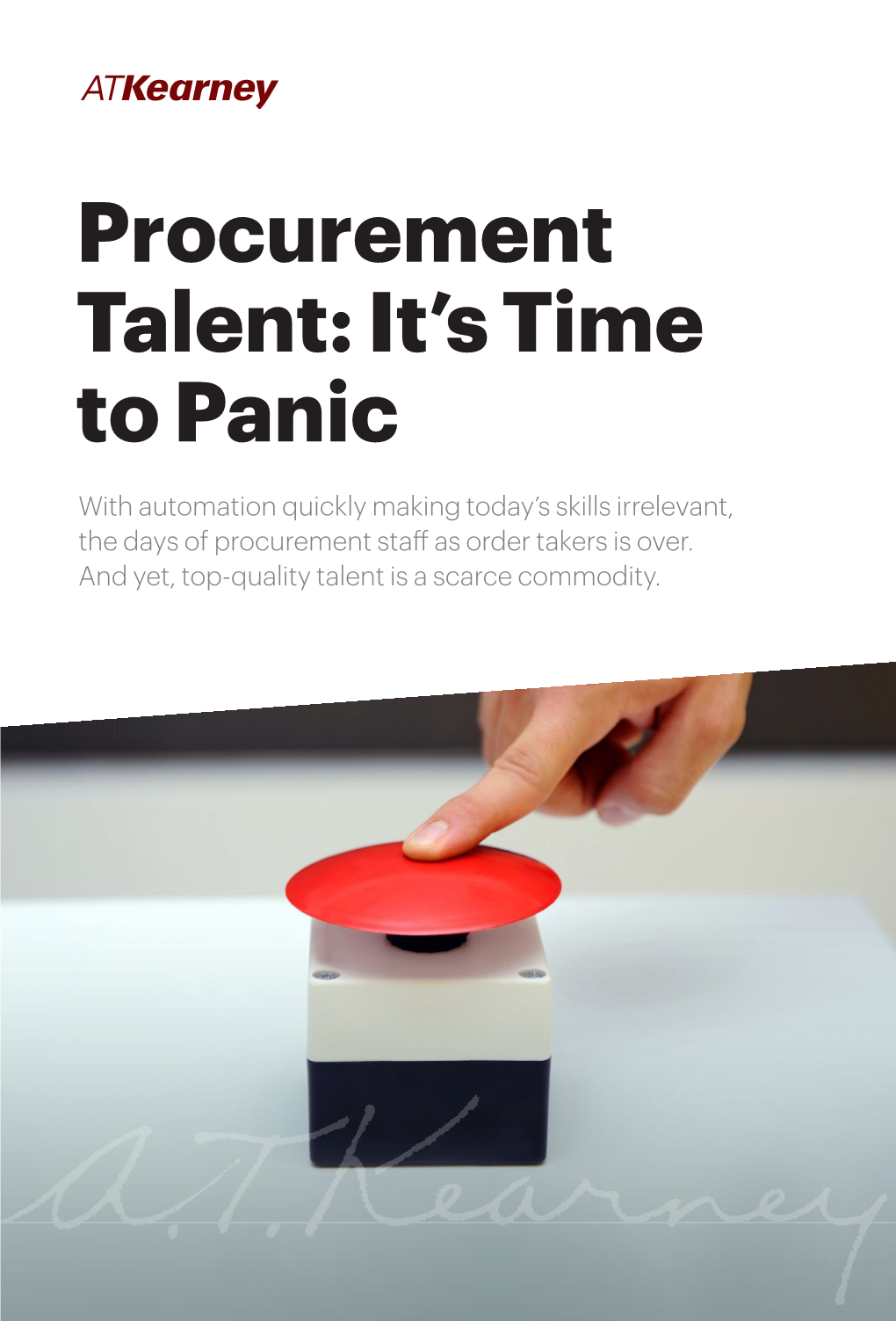 Procurement Talent: It’S Time to Panic